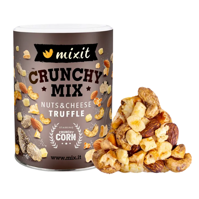Mixit Crunchy mix - Sýr, crunchy corn a oříšky s lanýžem 300 g